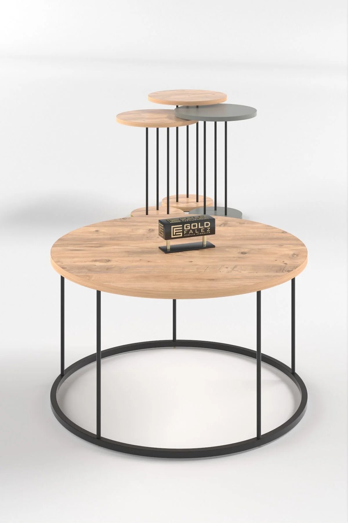 Комплект Холна Маса Black Terra Орех 4 Части – изображение 3