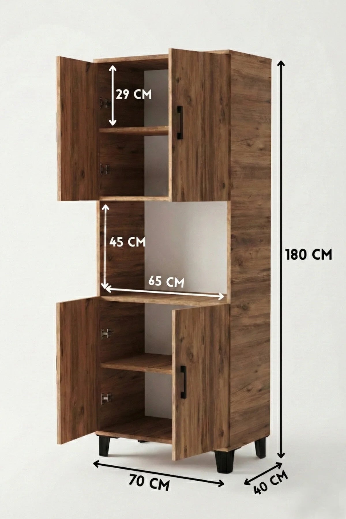 Кухненски шкаф Атлантически бор 70 cm – görsel 6