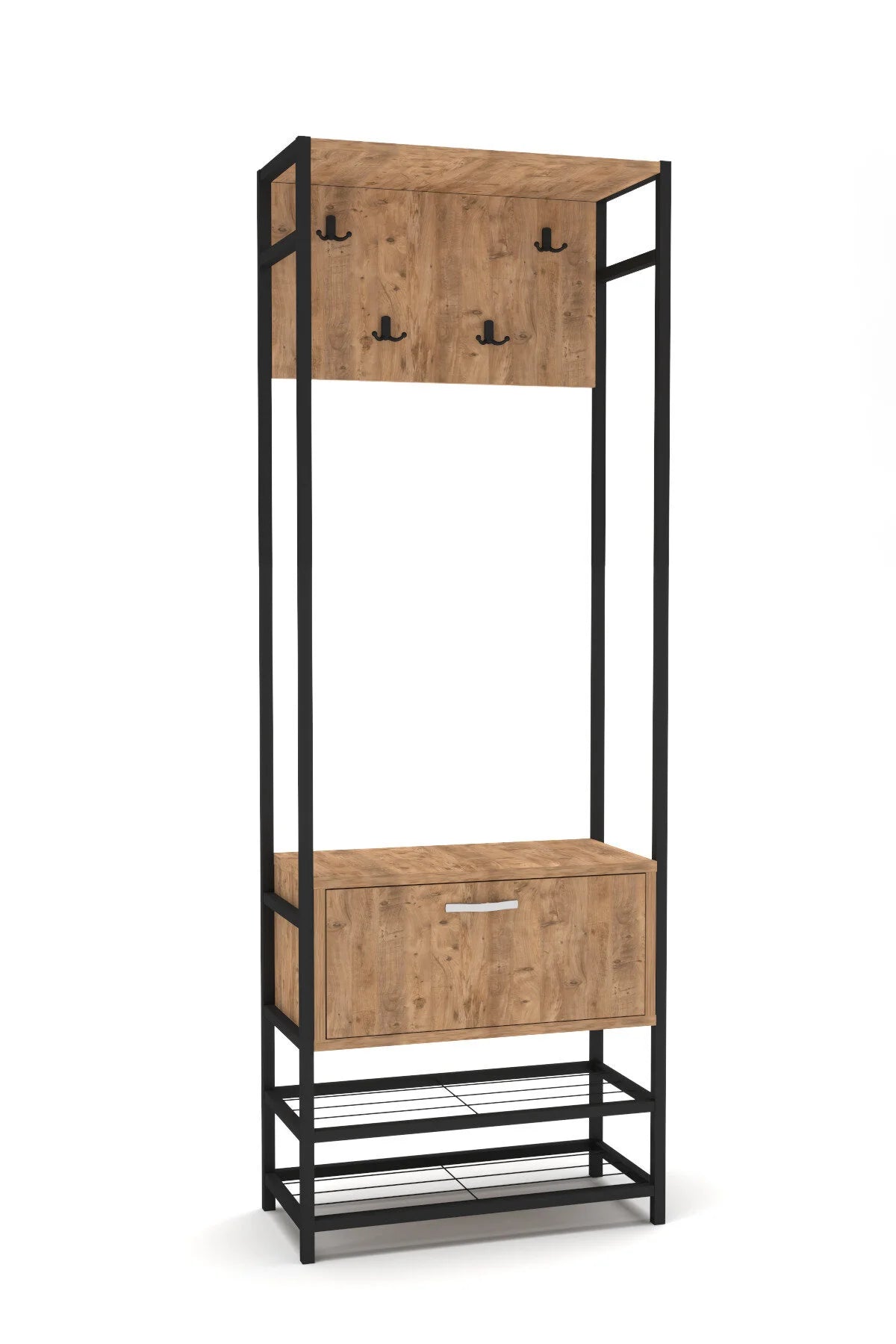 Метална закачалка Кафява 180 cm – изображение 7
