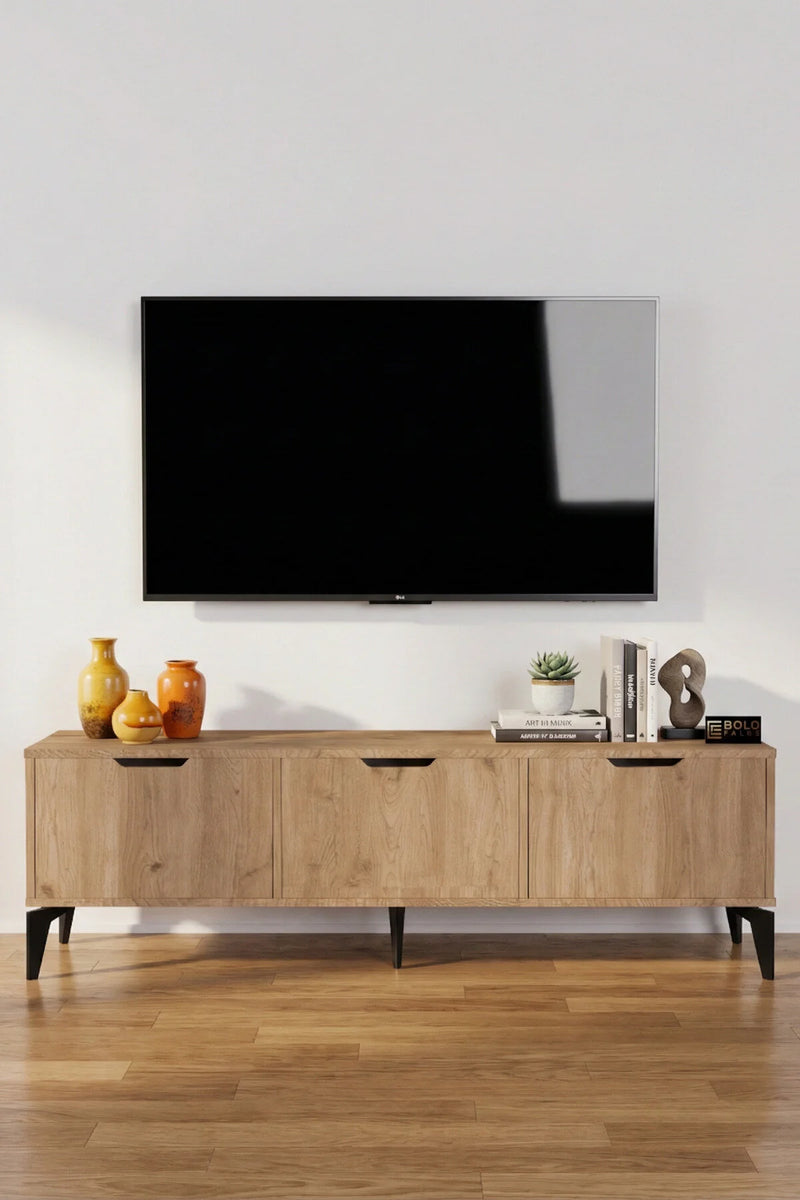 Поставка за телевизор Royal ПДЧ бежово 160x35