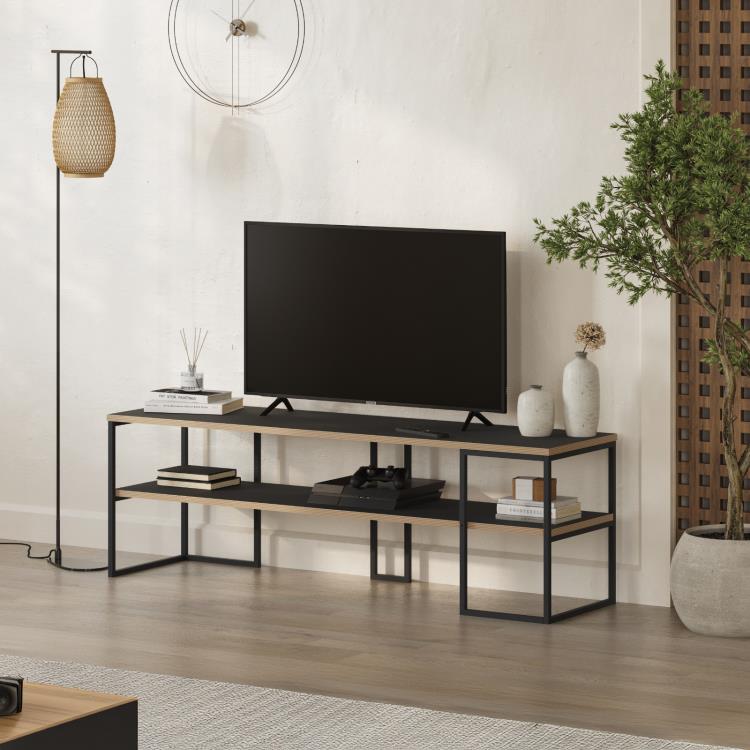 BLACK TV Unit 140cm – image 7