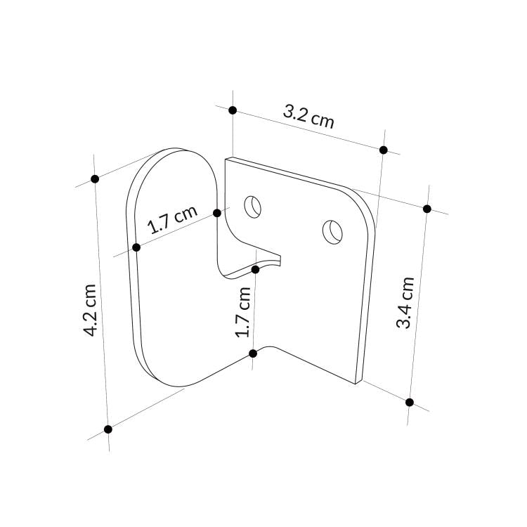 LUXA Wall Hook