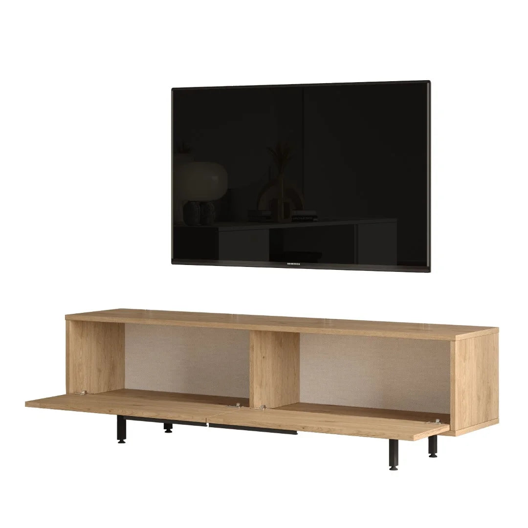 Стойка за телевизор Ocean с метални крака 160cm Кошница ON1-S – görsel 5