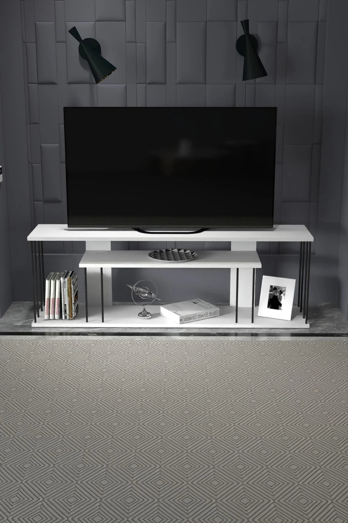 Телевизор Gzd Plus Бял 140 cm