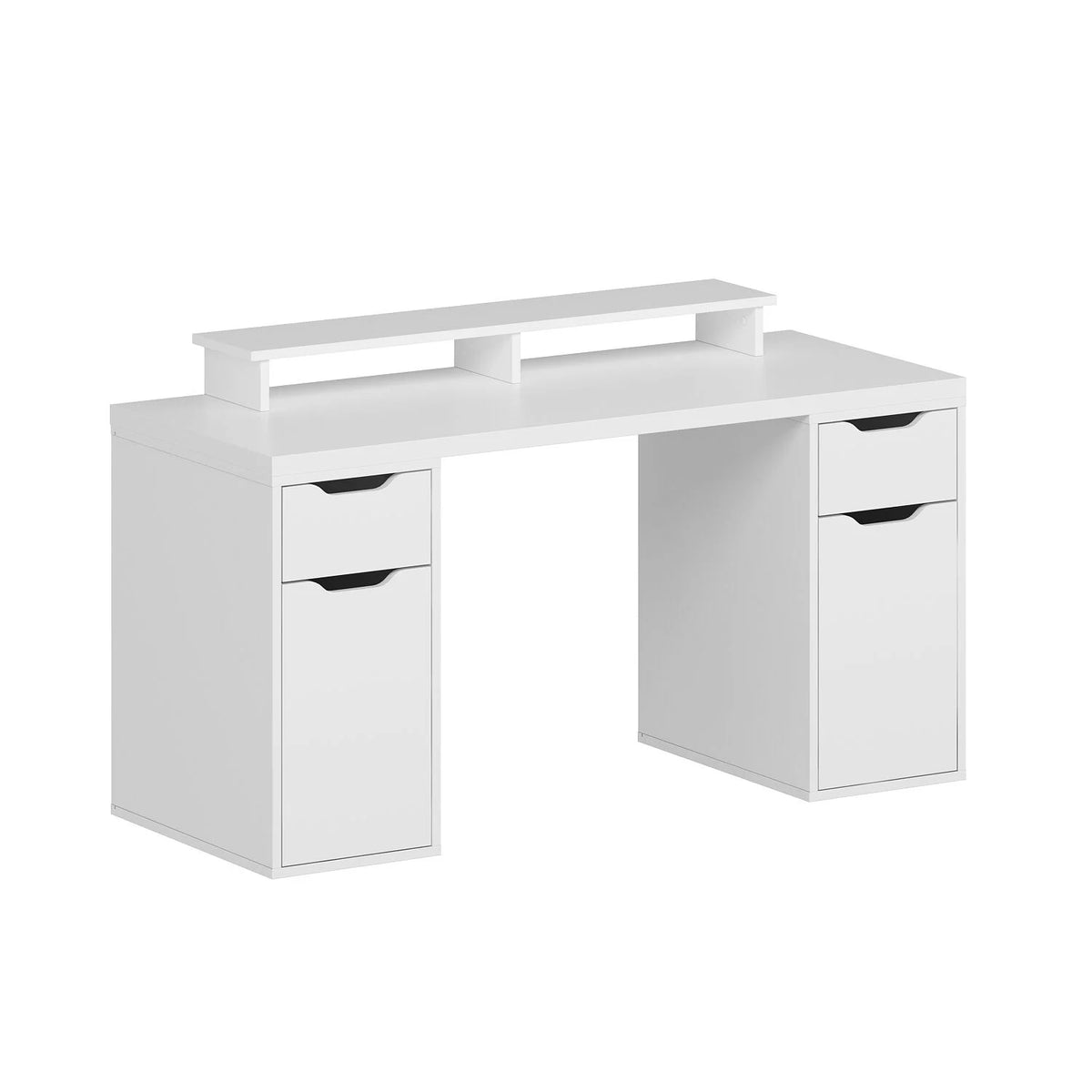 Alen 150 Cm Бюро за учене и игри с 2 чекмеджета и 2 шкафа - бяло – изображение 6