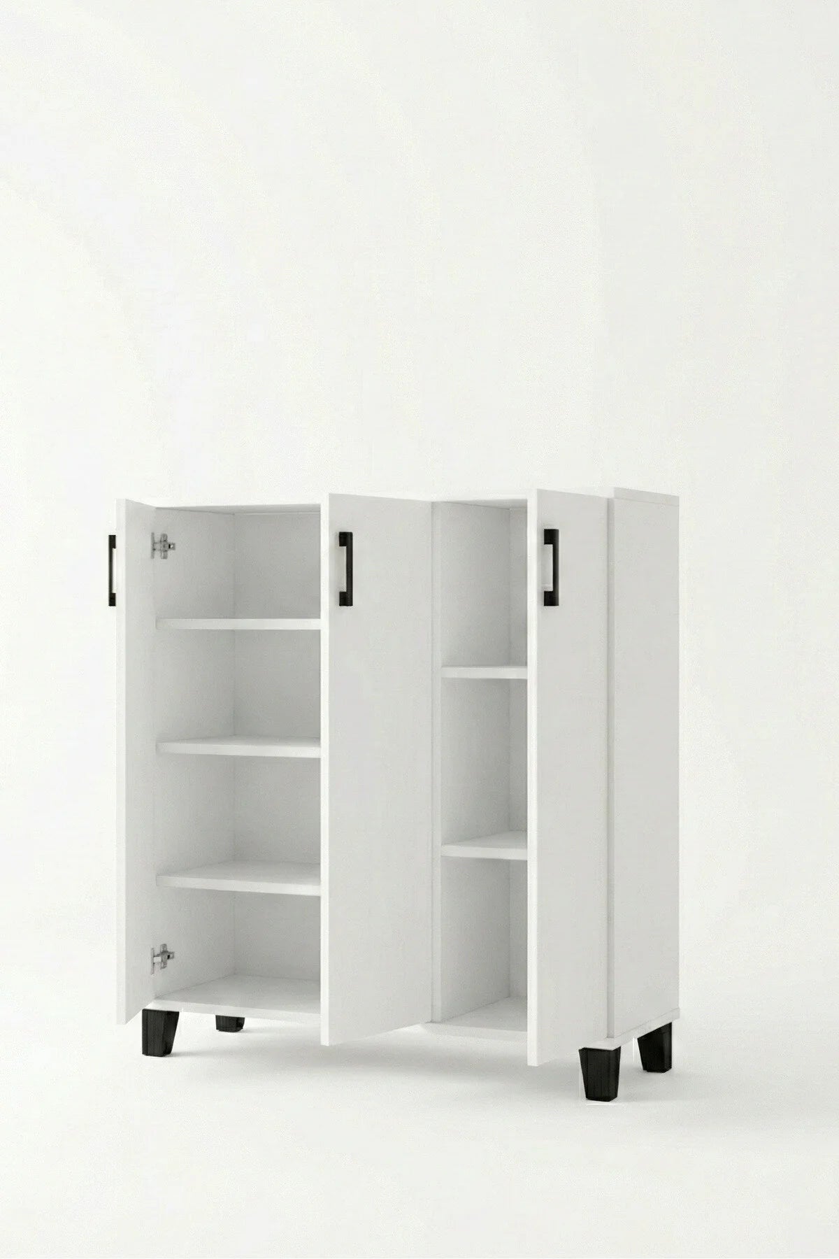 Шкаф за обувки бял 105 cm – görsel 5