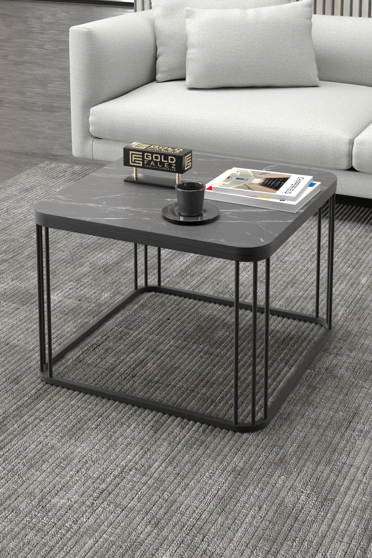 Маса за кафе Alize Square Black – изображение 5