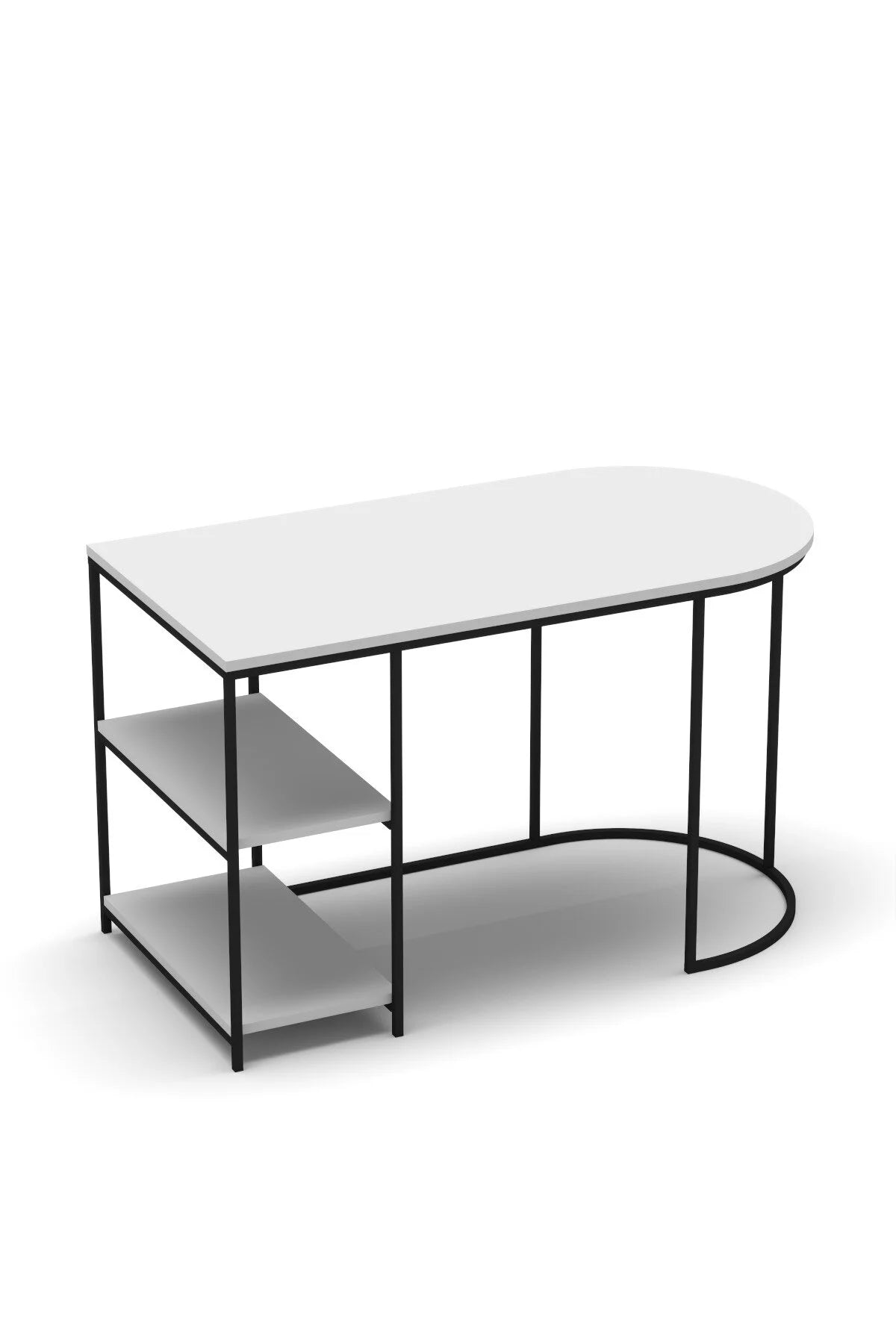 Dolunay Учебно бюро Бяло 125 cm – изображение 7