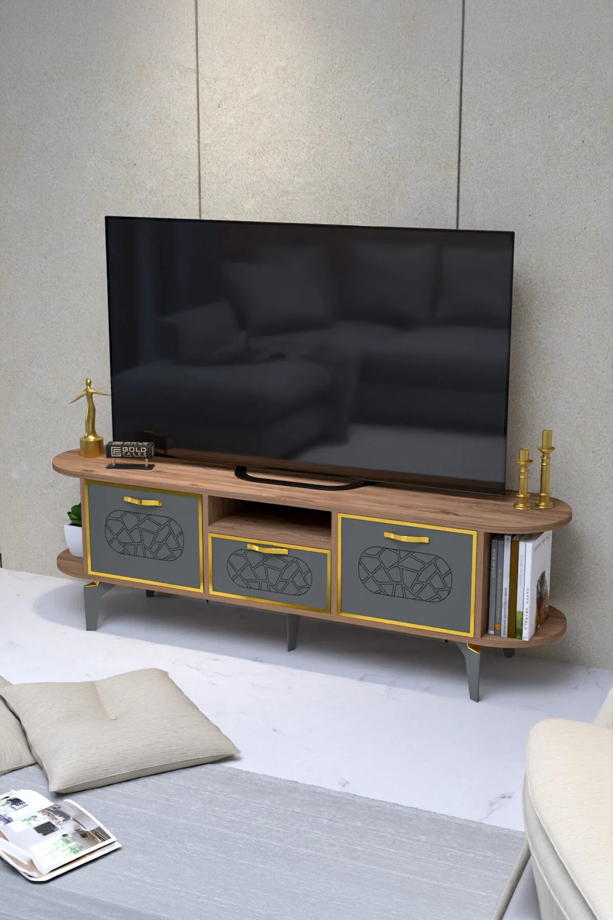 Телевизор Mira Gold Кафяв 160