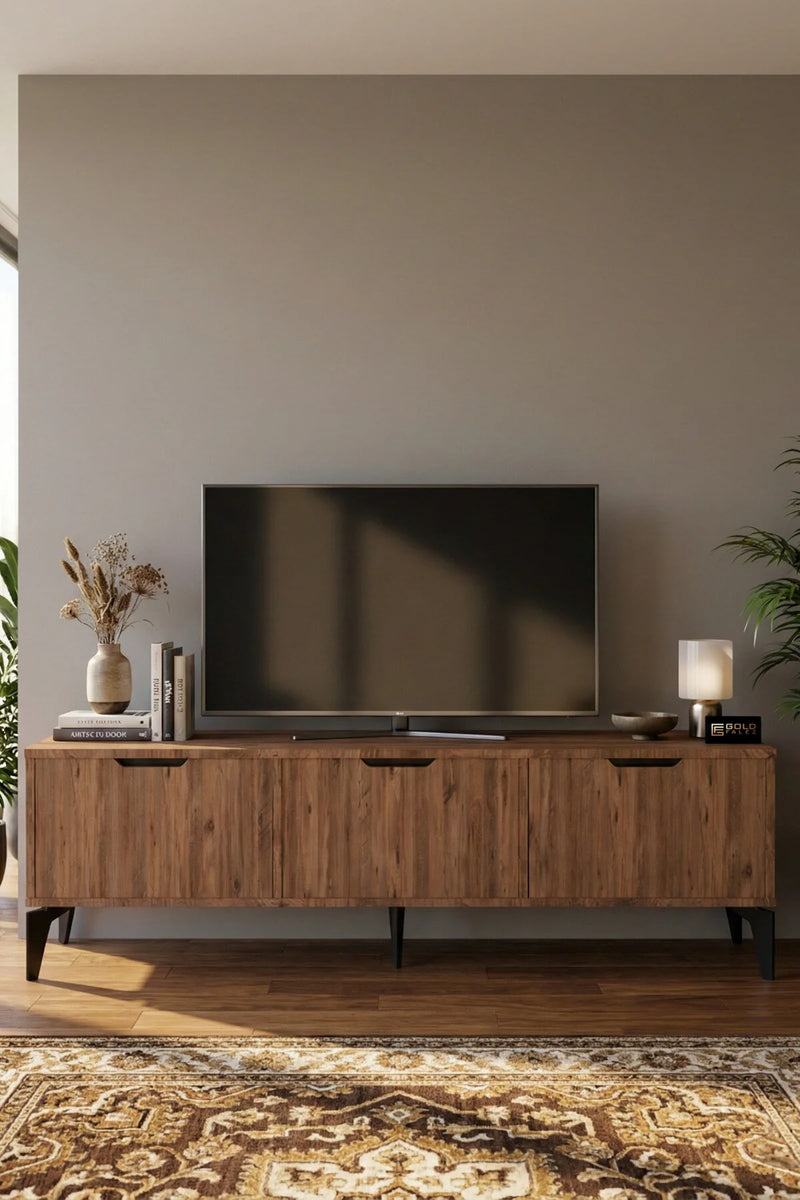 Поставка за телевизор Royal ПДЧ Кафяво 160x35